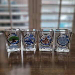 Walt Disney World Collectible Square Shot Glasses